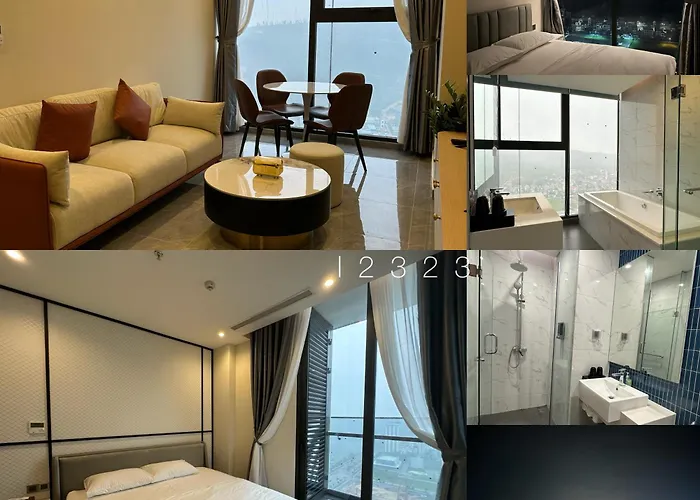 23f Icon40 Signature Corner Lo Goc 2pn View Vinh Bay, Ho Nhac Nuoc Halo Bay Show & Marina Hill * Ha Long